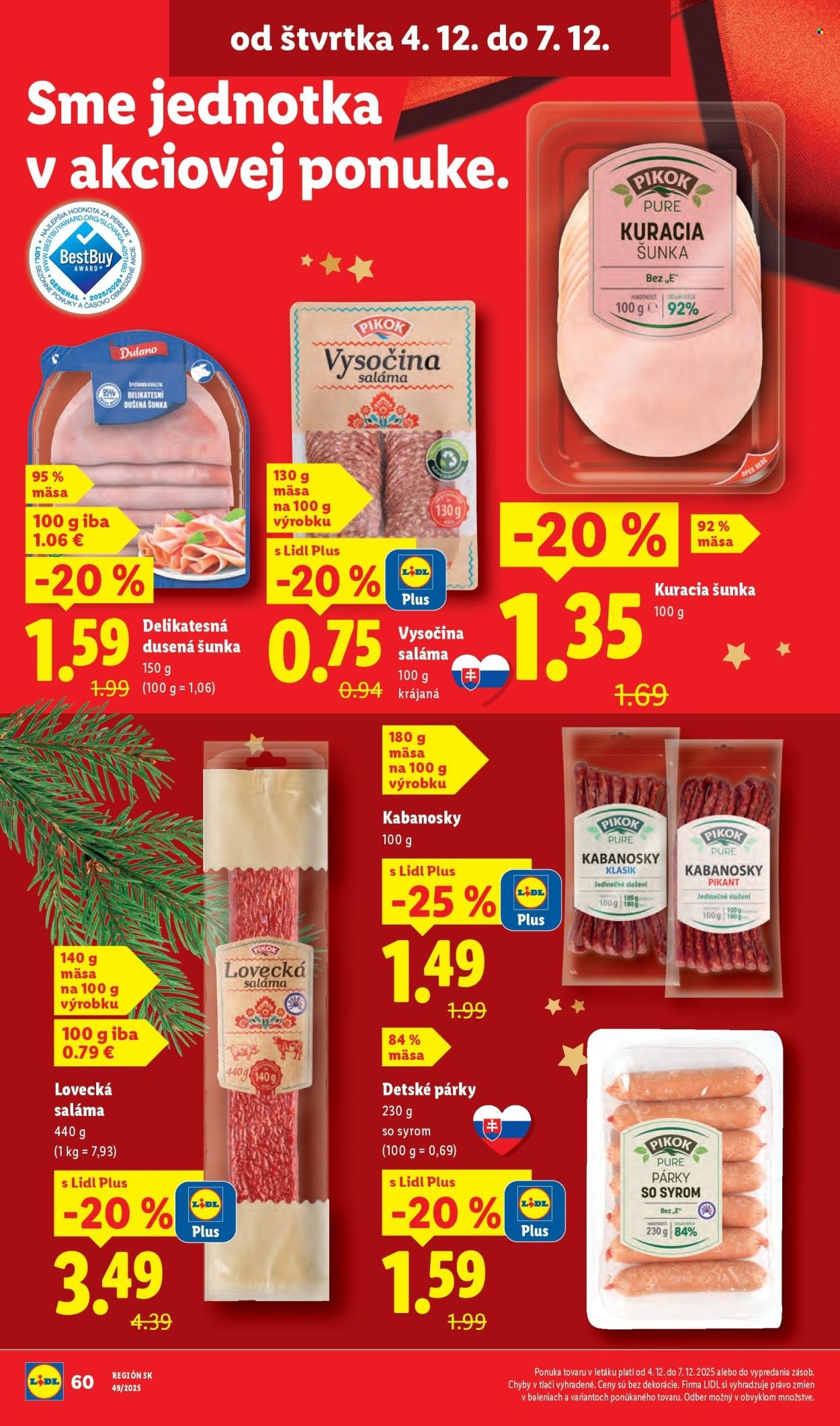 LIDL leták - Od štvrtka 4.12.2025 (2025-12-04 - 2025-12-07) | 14