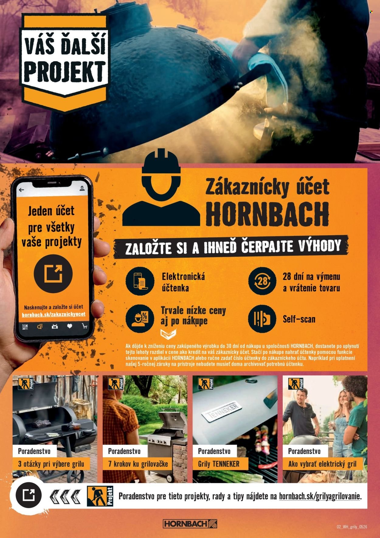 HORNBACH leták - Váš ďalší projekt - Grily a grilovanie (2026-04-29 - 2026-05-13) | 2