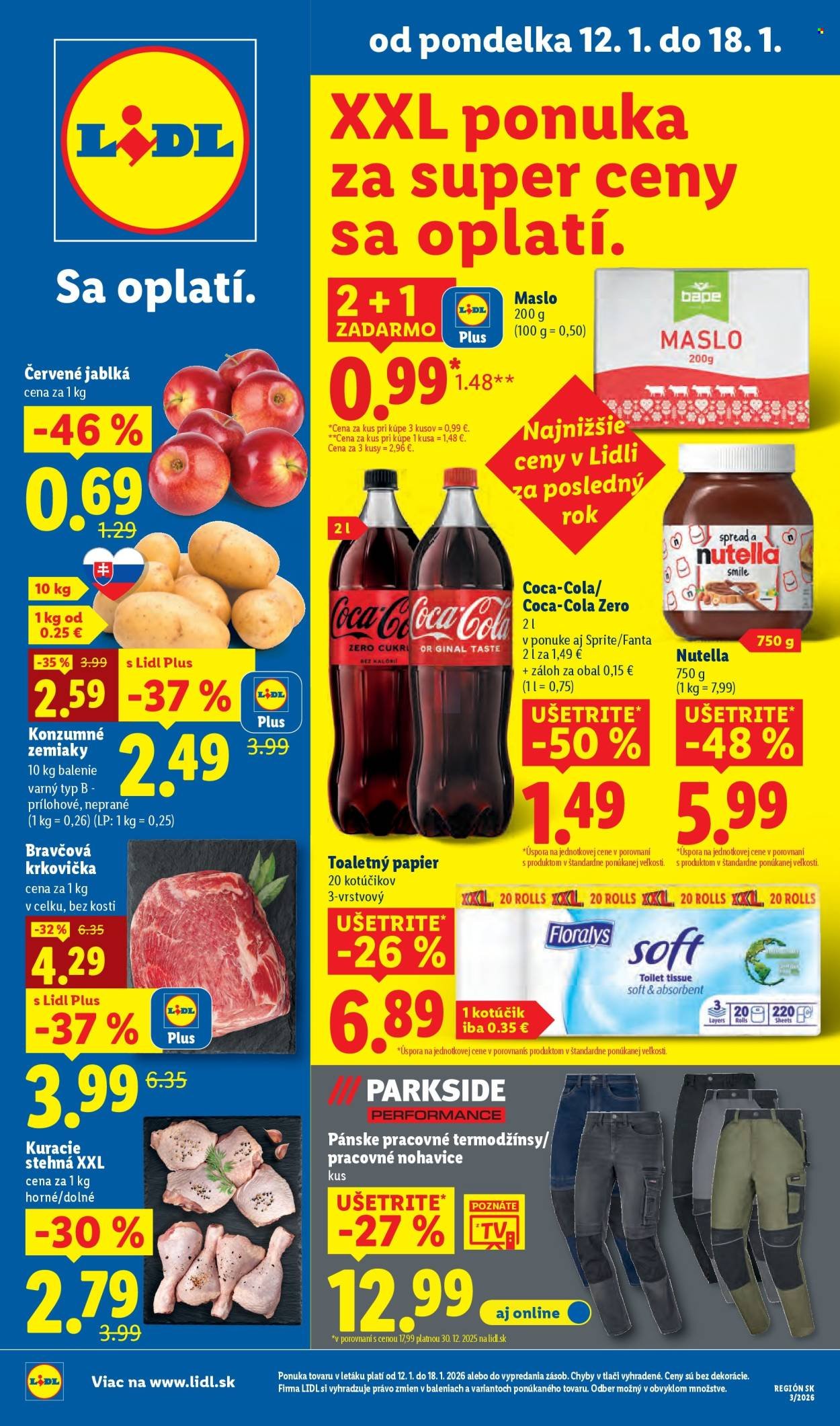 LIDL leták - Od pondelka 12.1.2026 (2026-01-12 - 2026-01-18) | 1