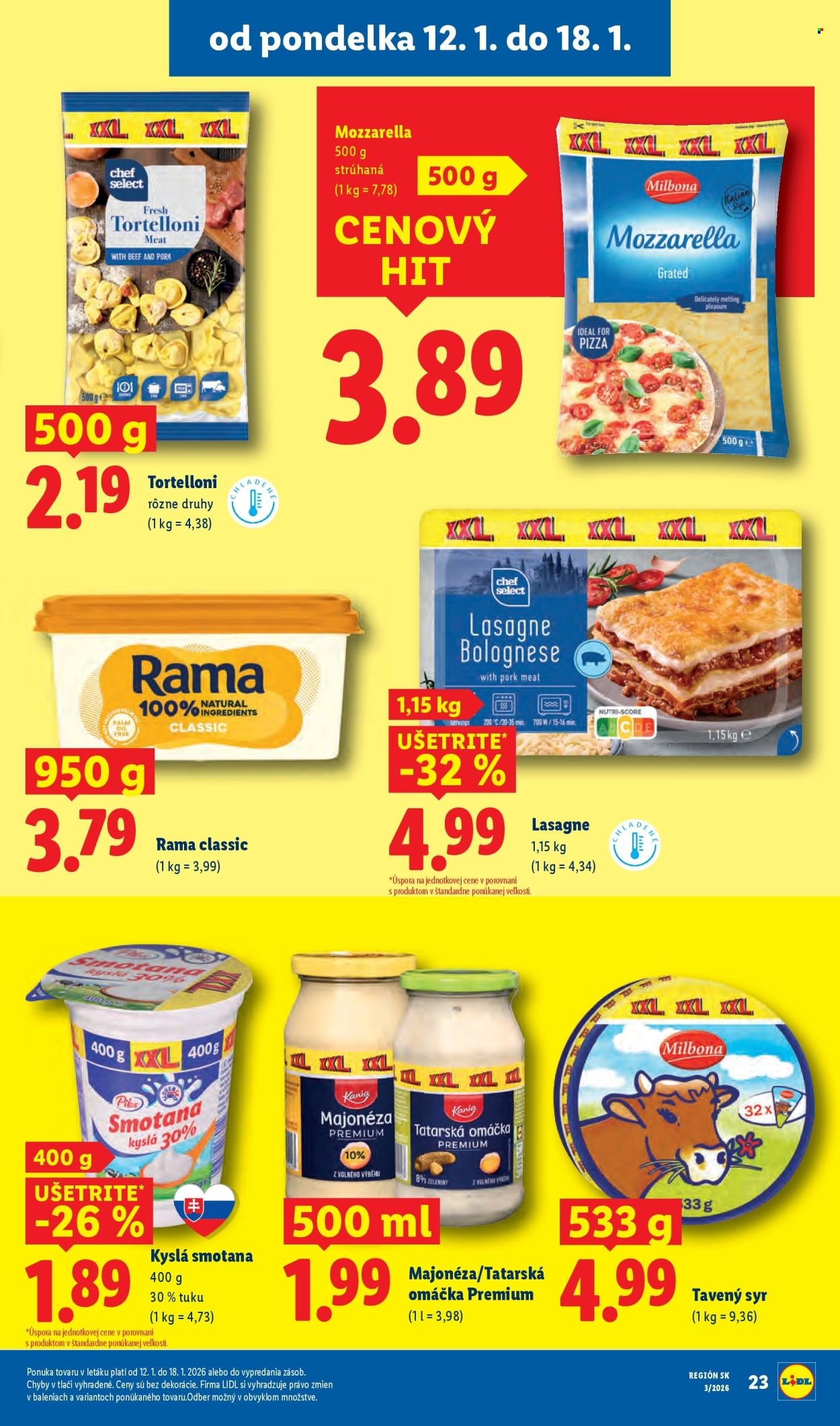 LIDL leták - Od pondelka 12.1.2026 (2026-01-12 - 2026-01-18) | 23