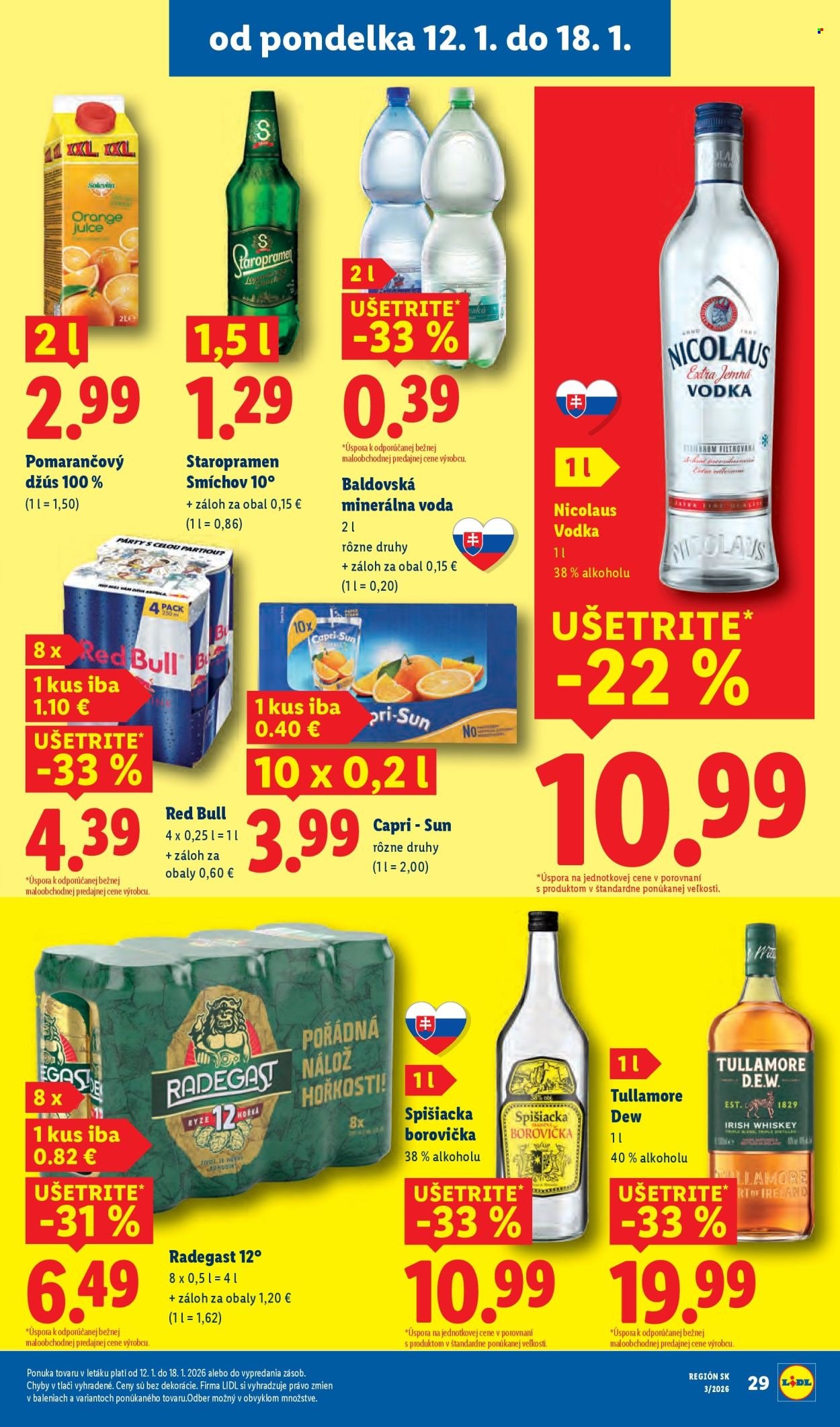 LIDL leták - Od pondelka 12.1.2026 (2026-01-12 - 2026-01-18) | 29