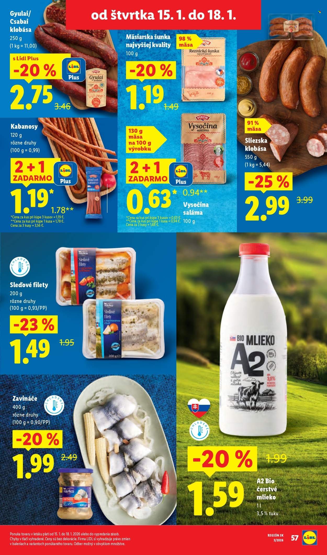 LIDL leták - Od pondelka 12.1.2026 (2026-01-12 - 2026-01-18) | 59