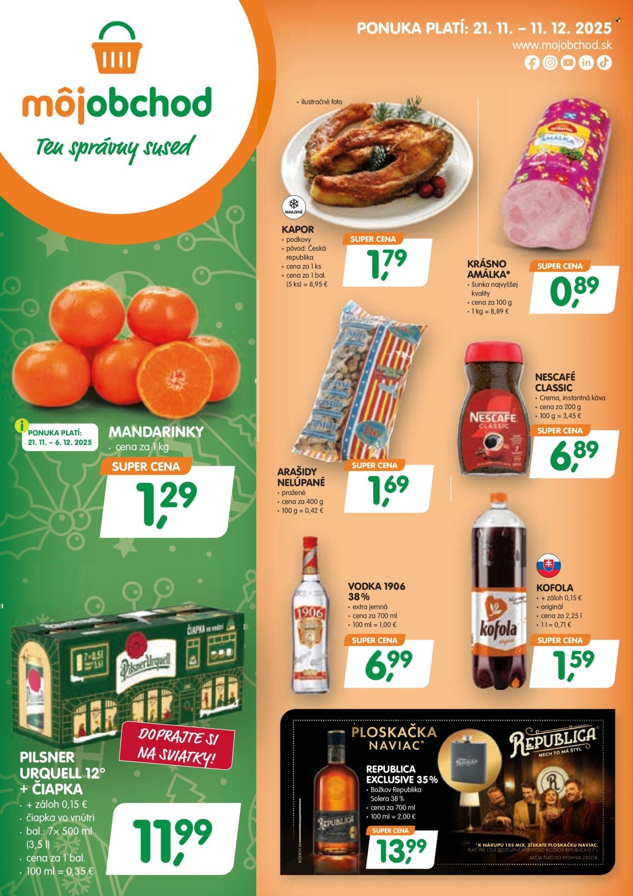 MÔJ OBCHOD leták - Od piatka 21.11.2025 (2025-11-21 - 2025-12-11) | 1