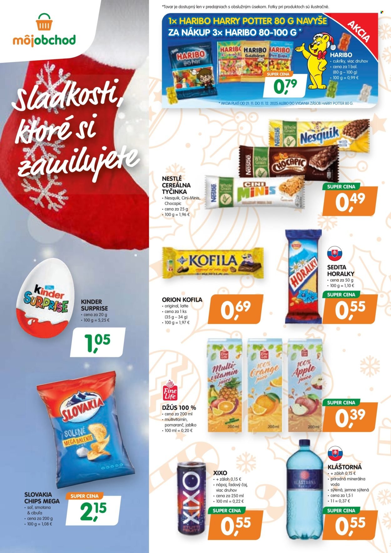 MÔJ OBCHOD leták - Od piatka 21.11.2025 (2025-11-21 - 2025-12-11) | 2