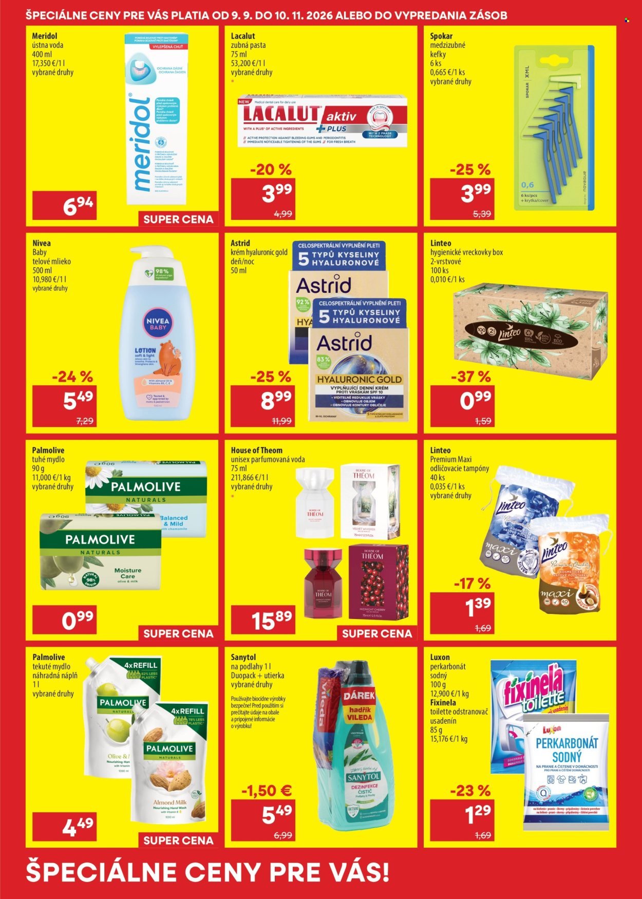 101 DROGERIE leták - Od stredy 9.9.2026
