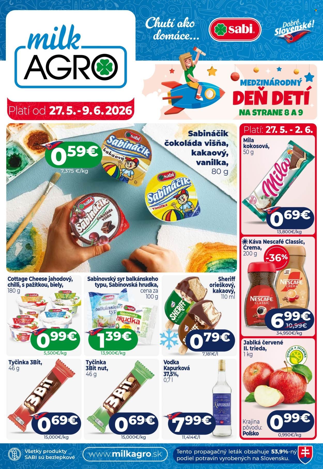MILK AGRO leták - Od stredy 27.5.2026 (2026-05-27 - 2026-06-09) | 1