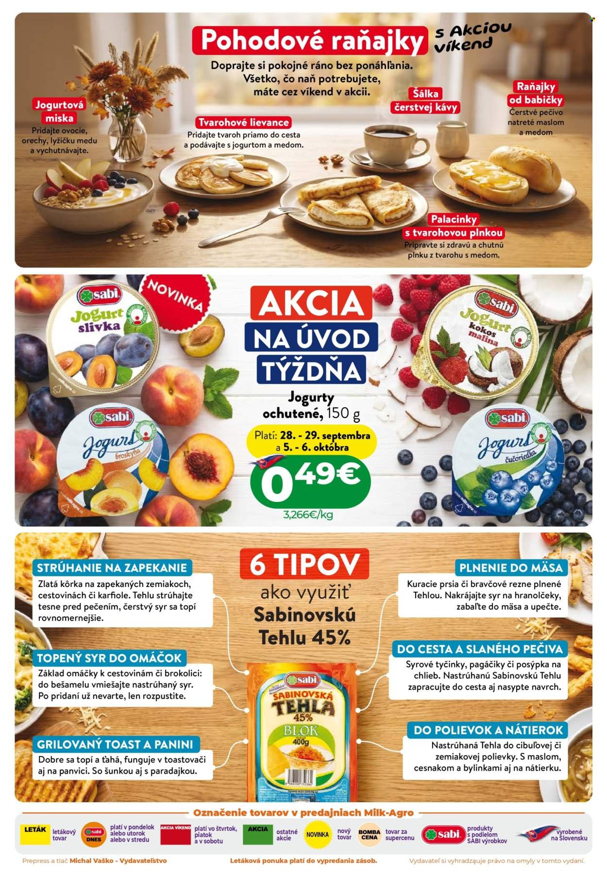 MILK AGRO leták - Od stredy 23.9.2026