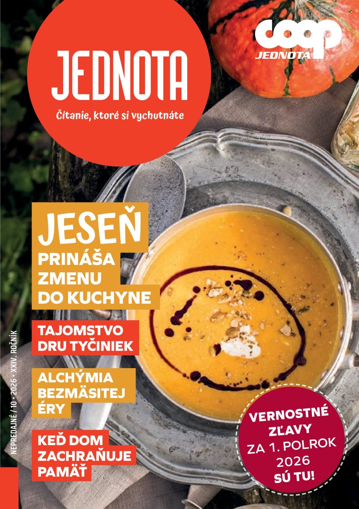 COOP JEDNOTA leták - Od štvrtka 1.10.2026