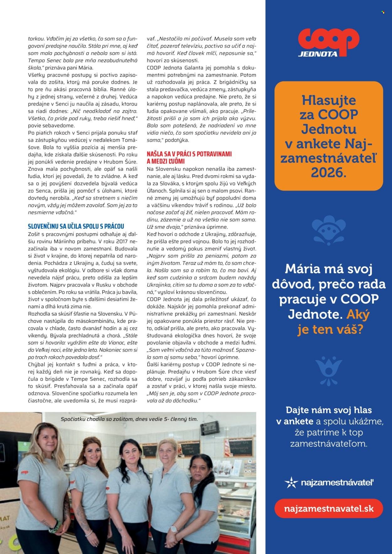 COOP JEDNOTA leták - Od štvrtka 1.10.2026