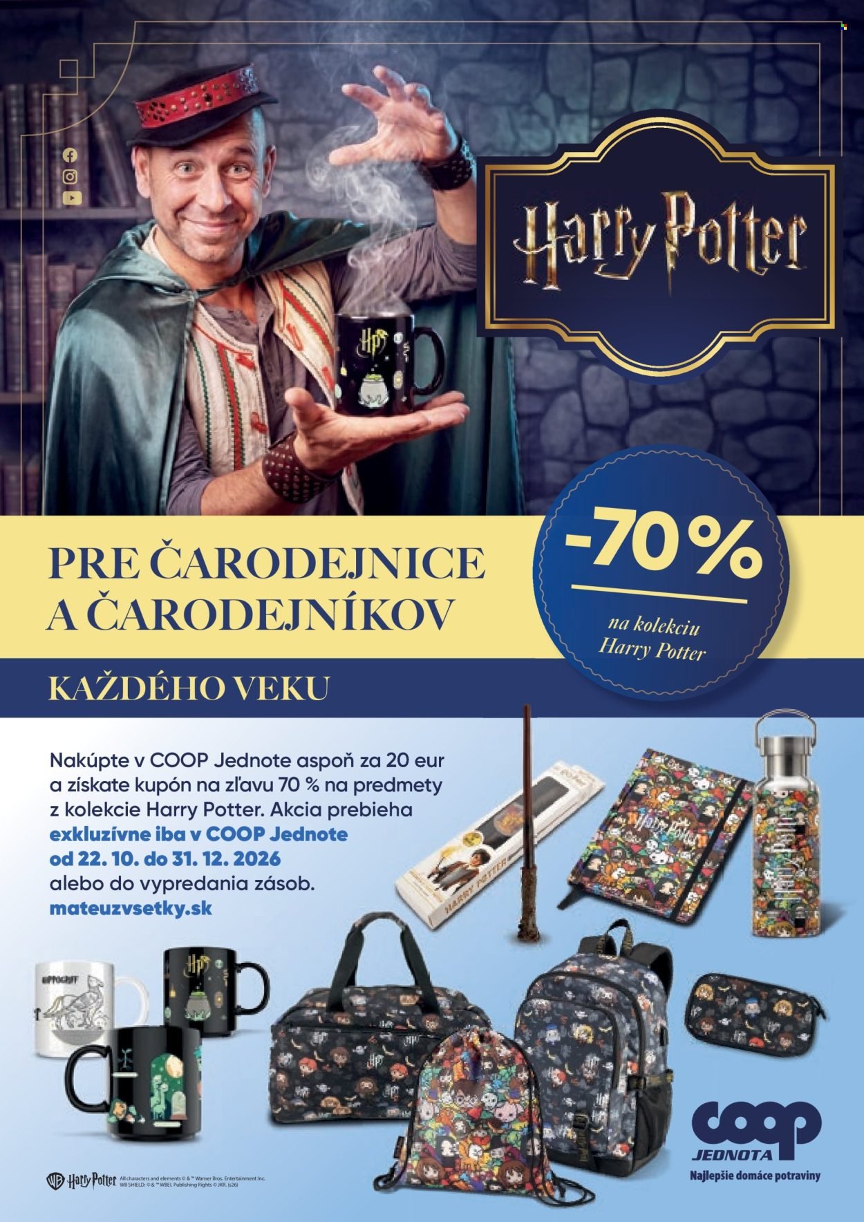 COOP JEDNOTA leták - Od štvrtka 1.10.2026