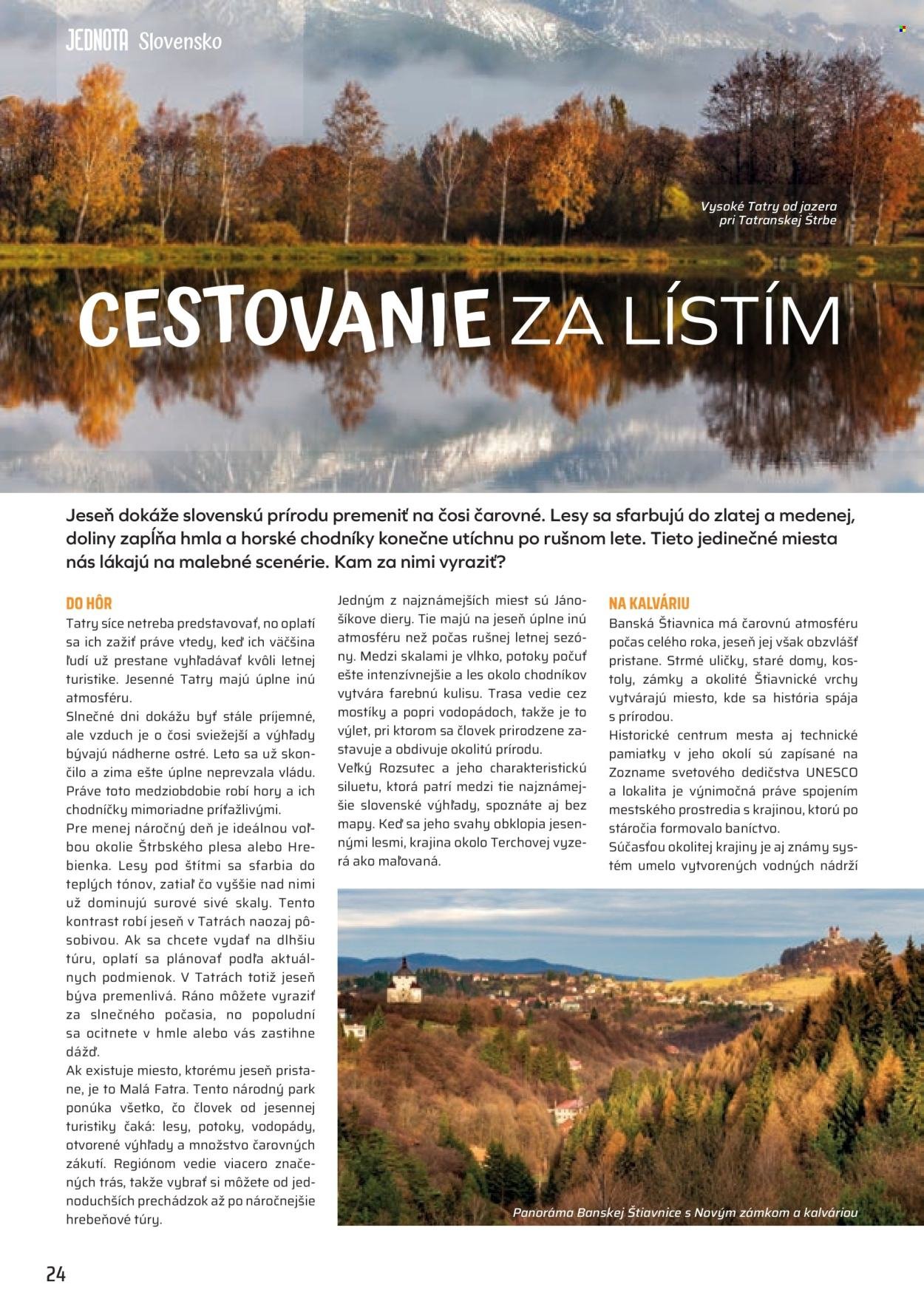 COOP JEDNOTA leták - Od štvrtka 1.10.2026