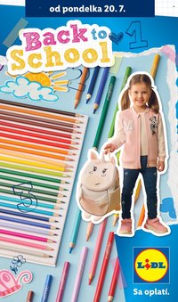 LIDL leták - Back to school