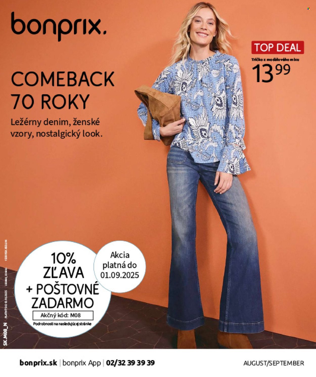 BONPRIX leták - COMEBACK 70 ROKY (2025-09-03 - 2025-10-13) | 1