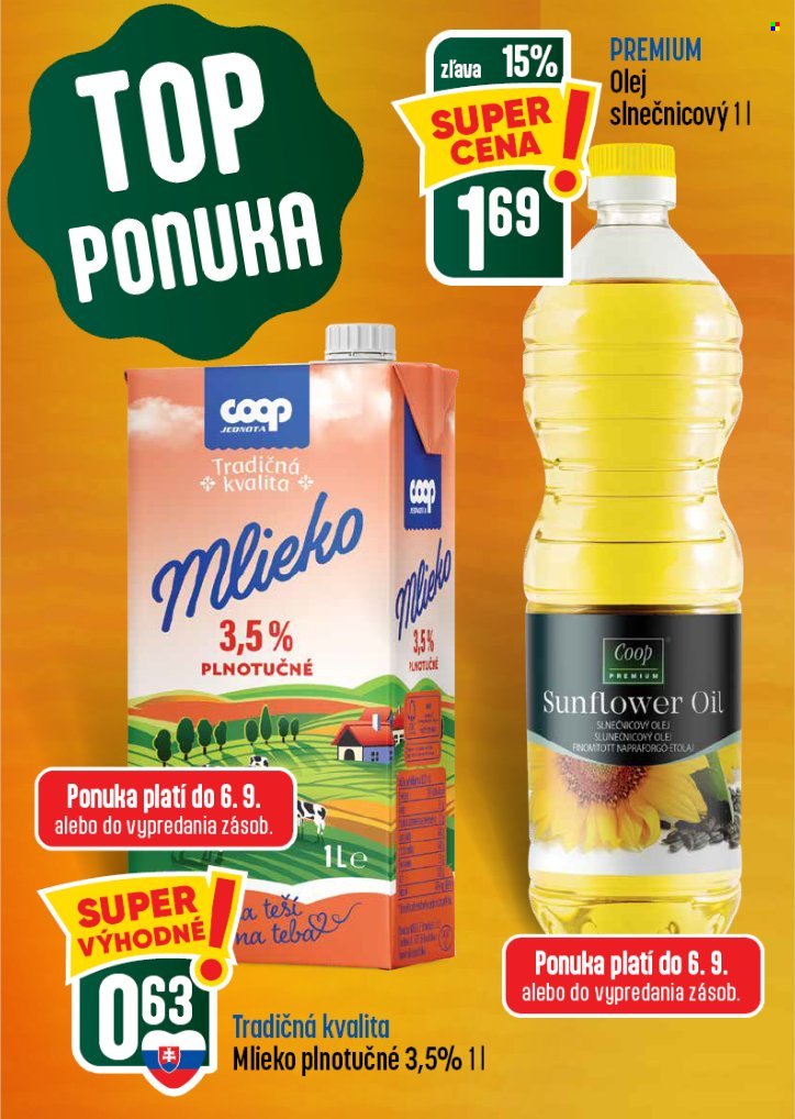 COOP JEDNOTA leták - Od štvrtka 3.9.2026