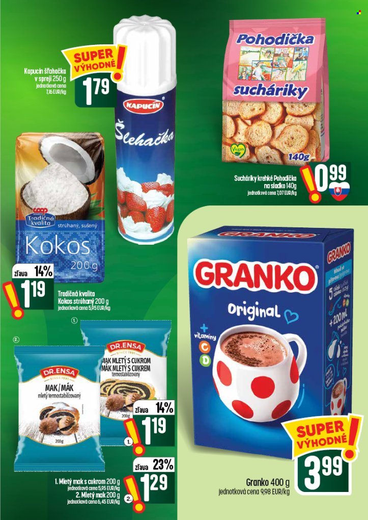 COOP JEDNOTA leták - Od štvrtka 3.9.2026