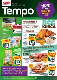 COOP JEDNOTA leták - Od štvrtka 3.9.2026