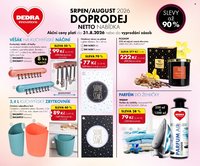 DEDRA leták - Doprodej 08/2026