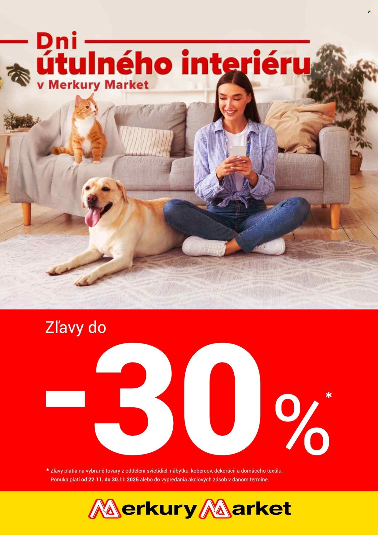 MERKURY MARKET leták - Dni útulného interiéru (2025-11-22 - 2025-11-30) | 1