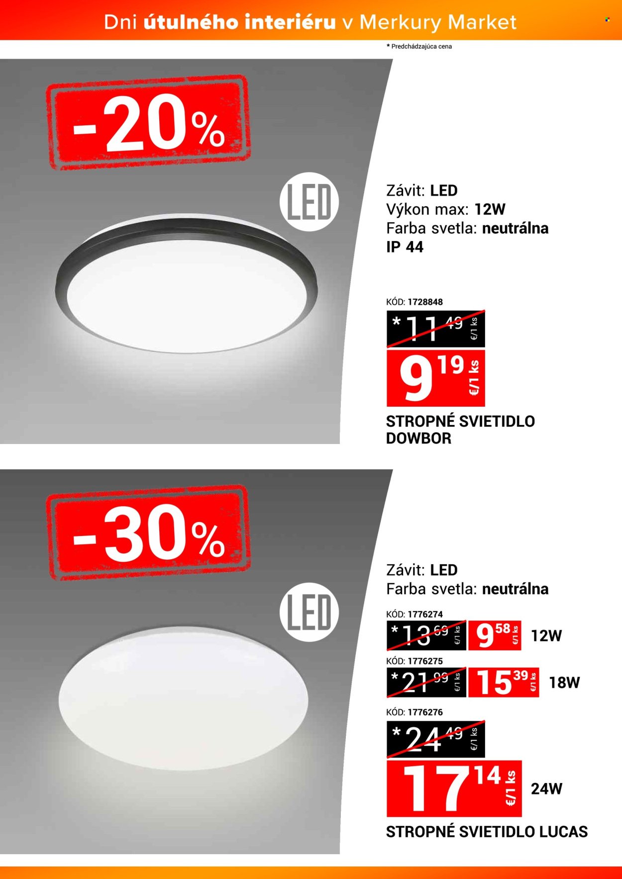 MERKURY MARKET leták - Dni útulného interiéru (2025-11-22 - 2025-11-30) | 2