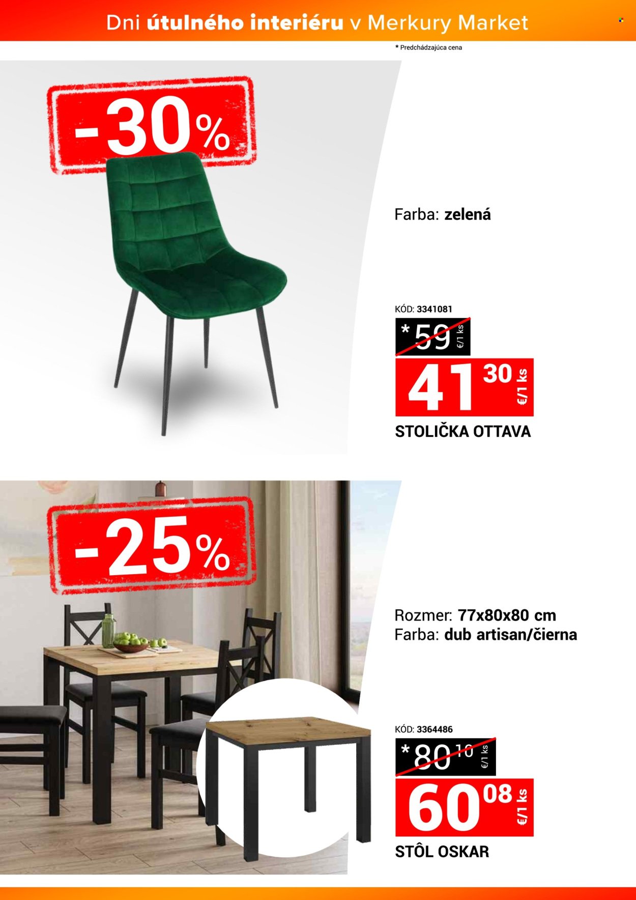 MERKURY MARKET leták - Dni útulného interiéru (2025-11-22 - 2025-11-30) | 20