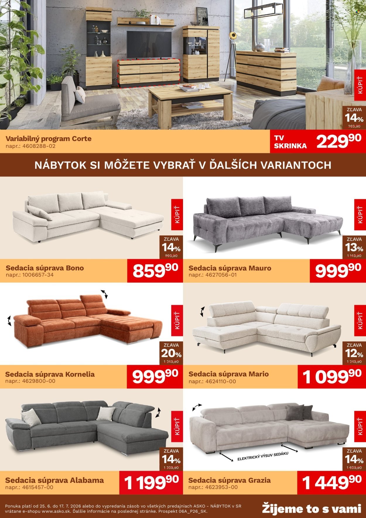 ASKO NÁBYTOK leták - Akciová ponuka