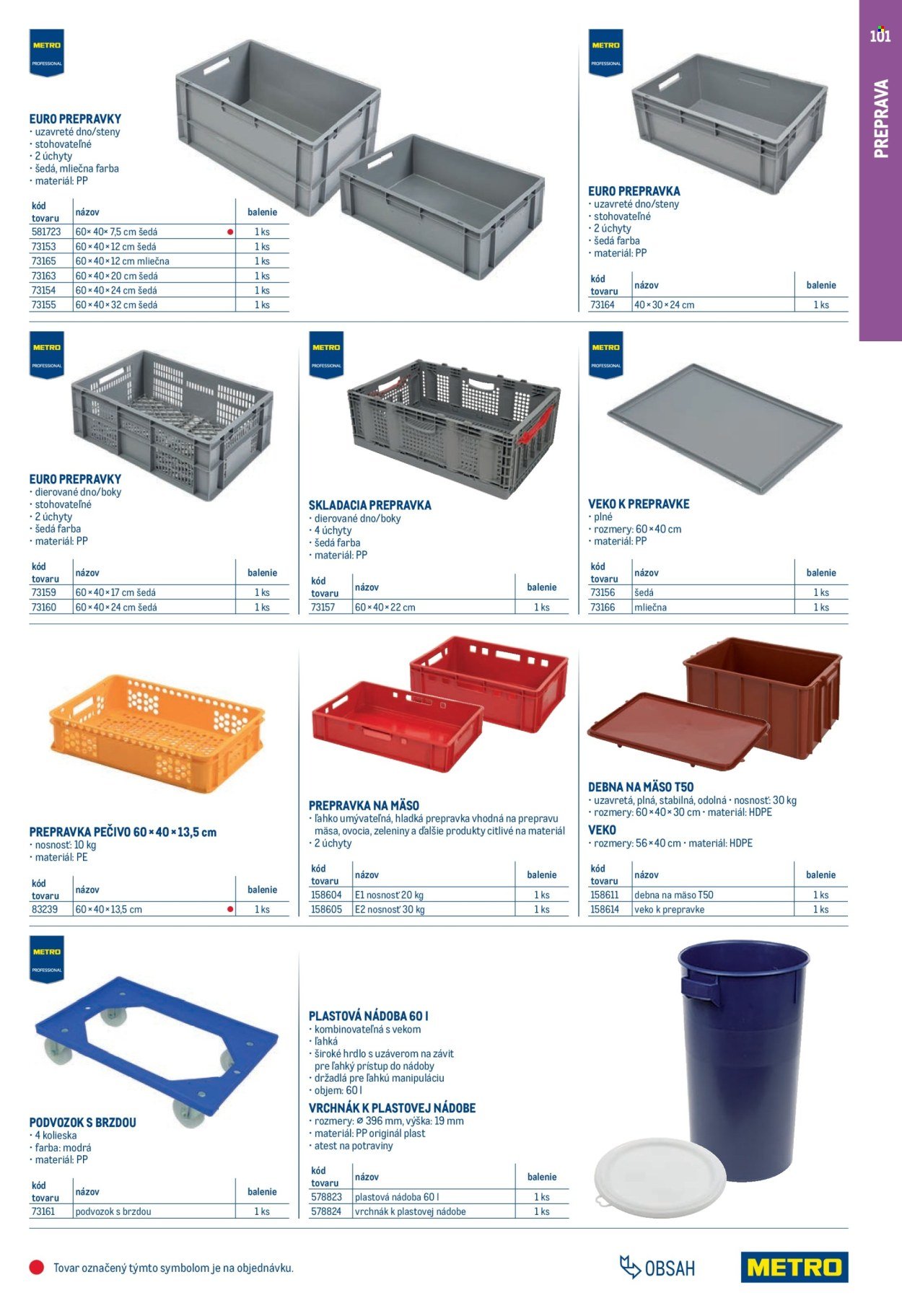 METRO leták - Gastro vybavenie a zariadenie (2025-02-01 - 2026-01-31) | 101