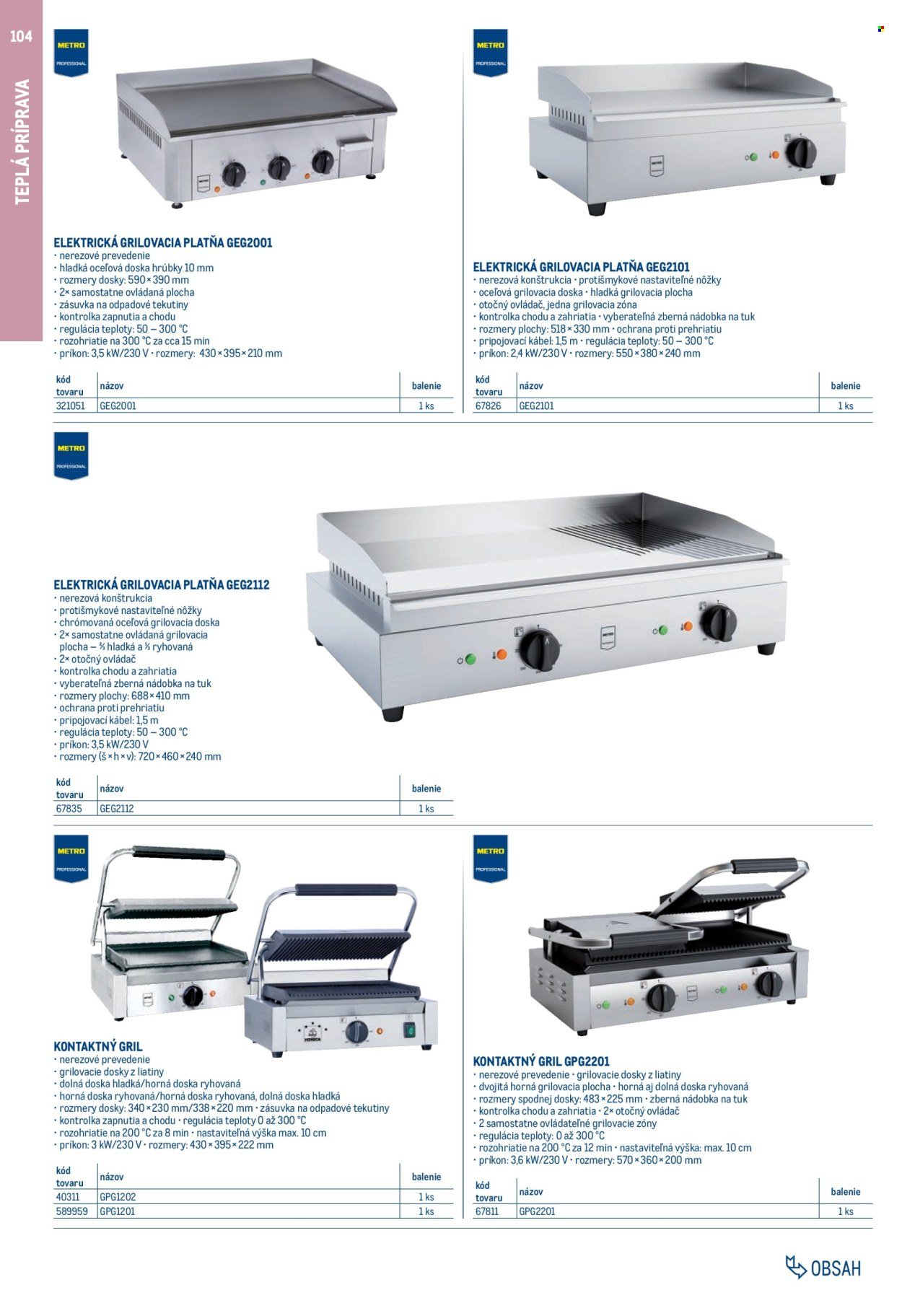 METRO leták - Gastro vybavenie a zariadenie (2025-02-01 - 2026-01-31) | 104