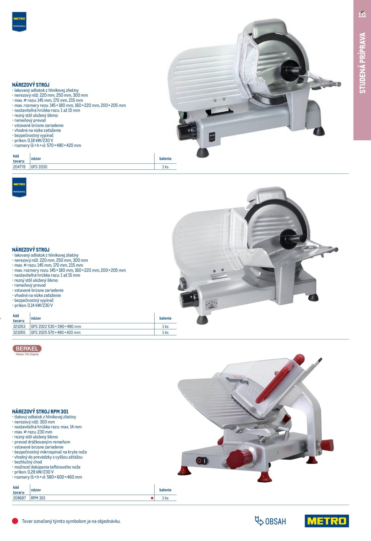 METRO leták - Gastro vybavenie a zariadenie (2025-02-01 - 2026-01-31) | 111