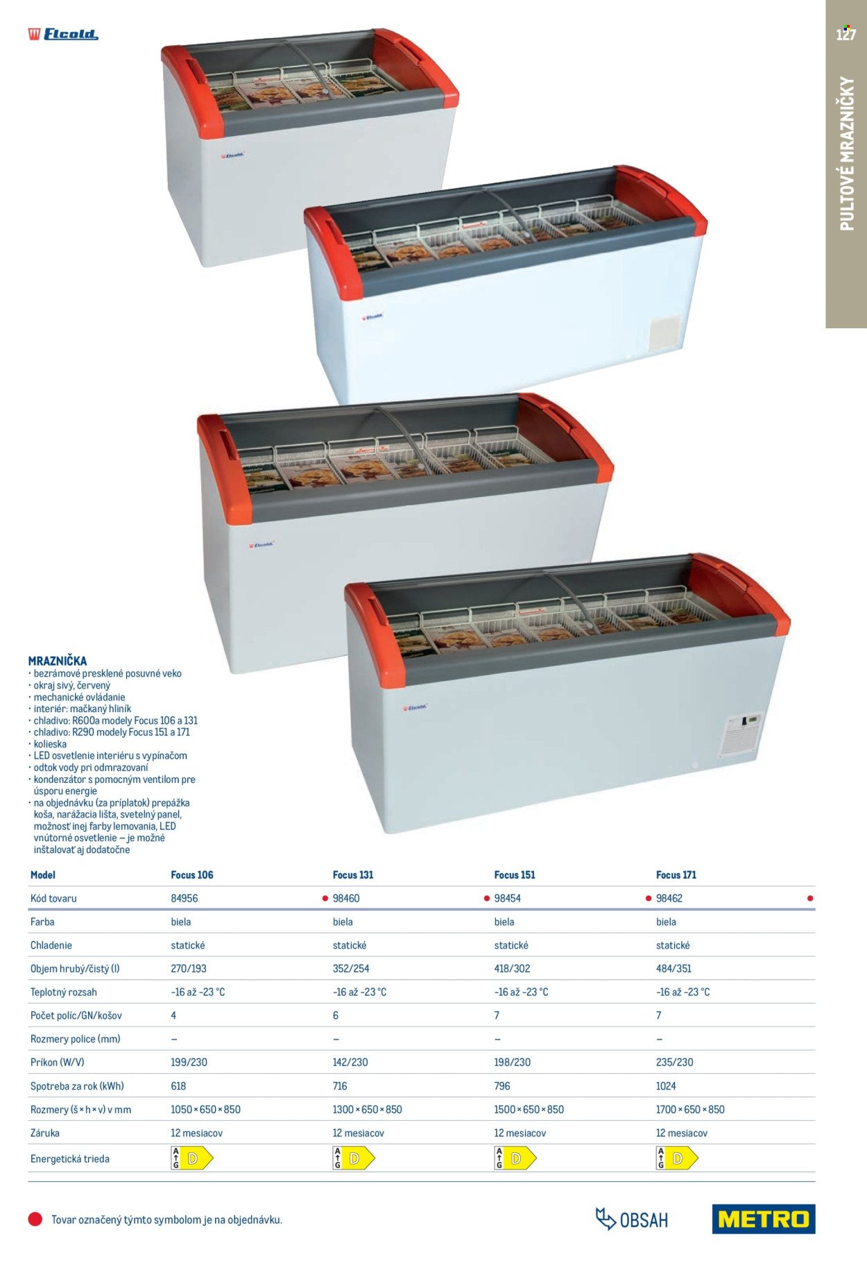 METRO leták - Gastro vybavenie a zariadenie (2025-02-01 - 2026-01-31) | 127