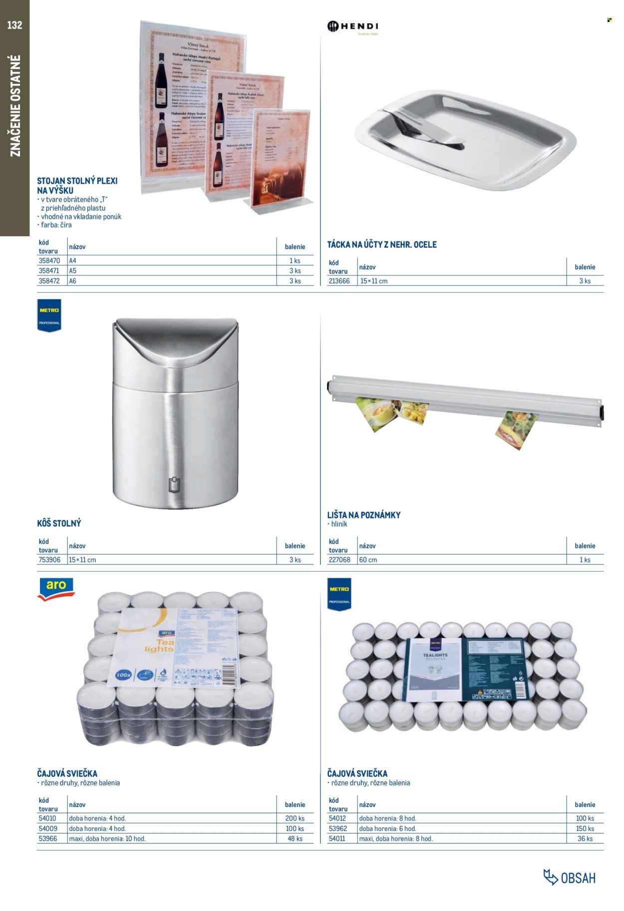 METRO leták - Gastro vybavenie a zariadenie (2025-02-01 - 2026-01-31) | 132