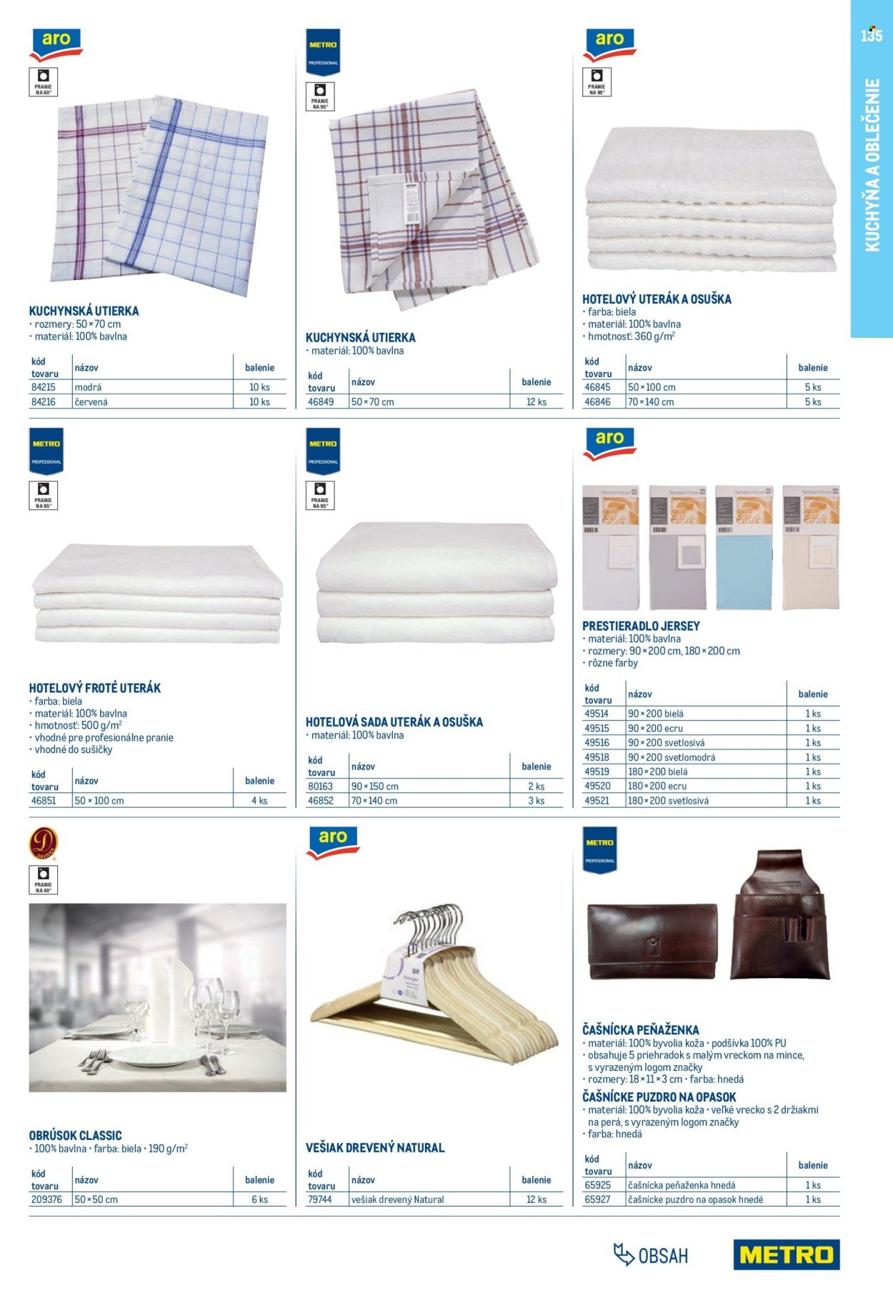 METRO leták - Gastro vybavenie a zariadenie (2025-02-01 - 2026-01-31) | 135