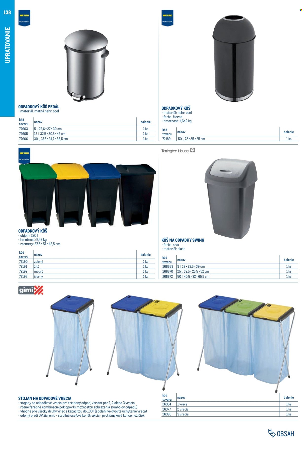 METRO leták - Gastro vybavenie a zariadenie (2025-02-01 - 2026-01-31) | 138