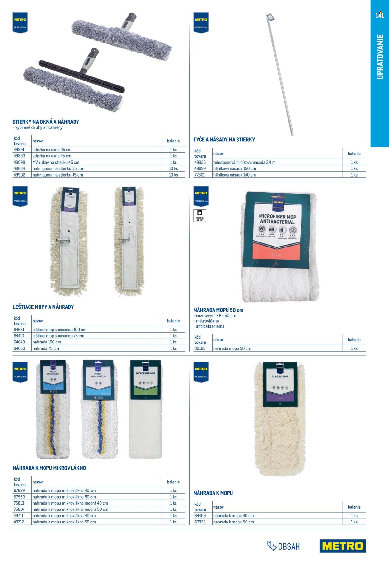 METRO leták - Gastro vybavenie a zariadenie (2025-02-01 - 2026-01-31) | 141