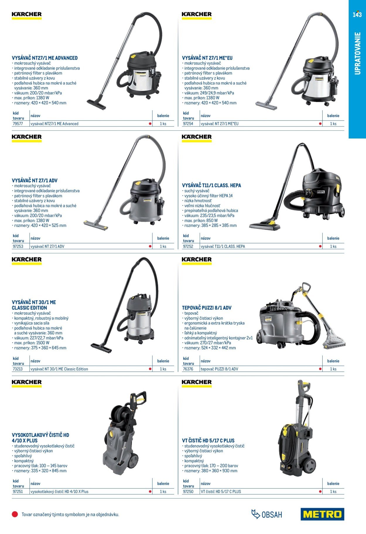 METRO leták - Gastro vybavenie a zariadenie (2025-02-01 - 2026-01-31) | 143