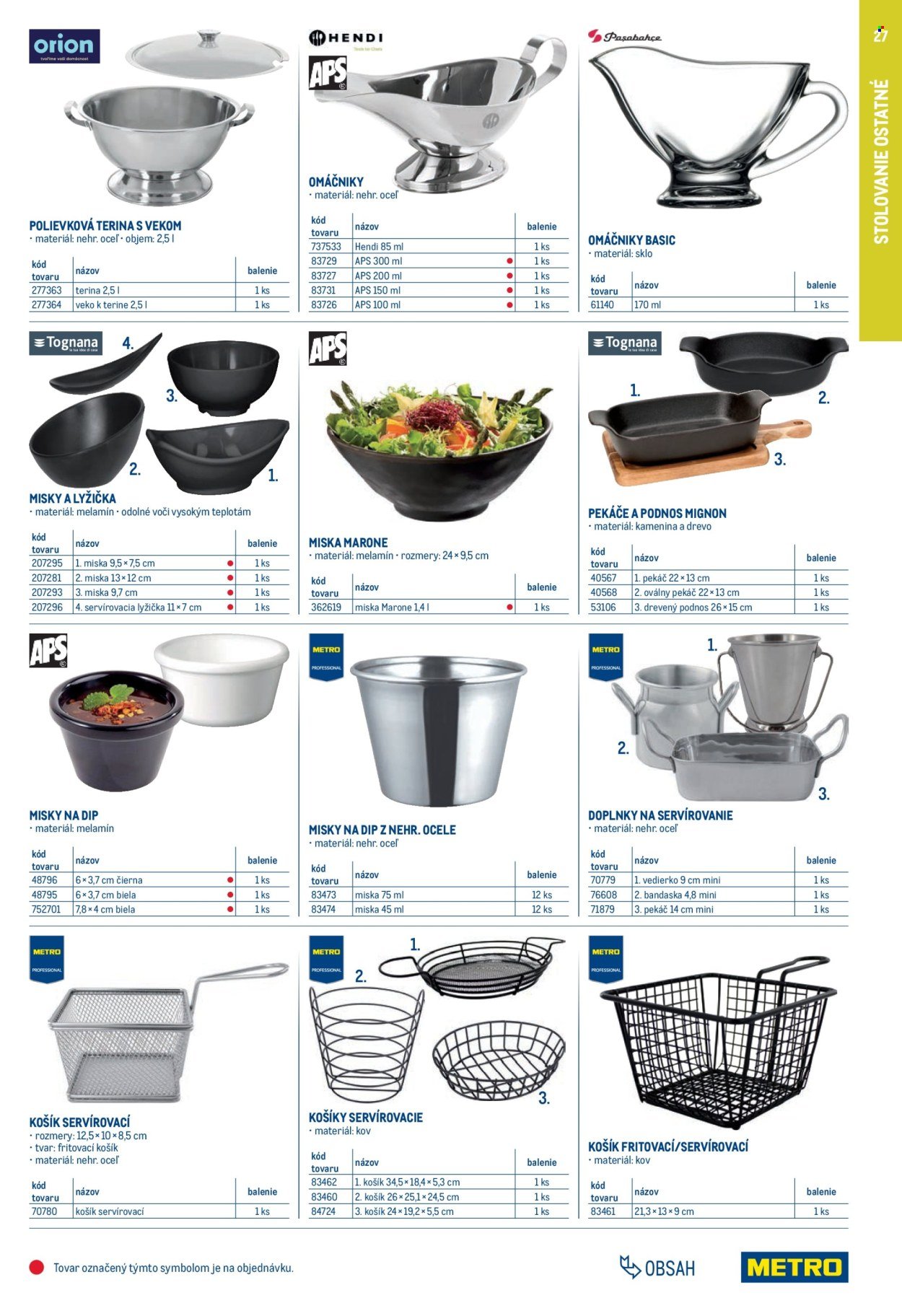 METRO leták - Gastro vybavenie a zariadenie (2025-02-01 - 2026-01-31) | 27