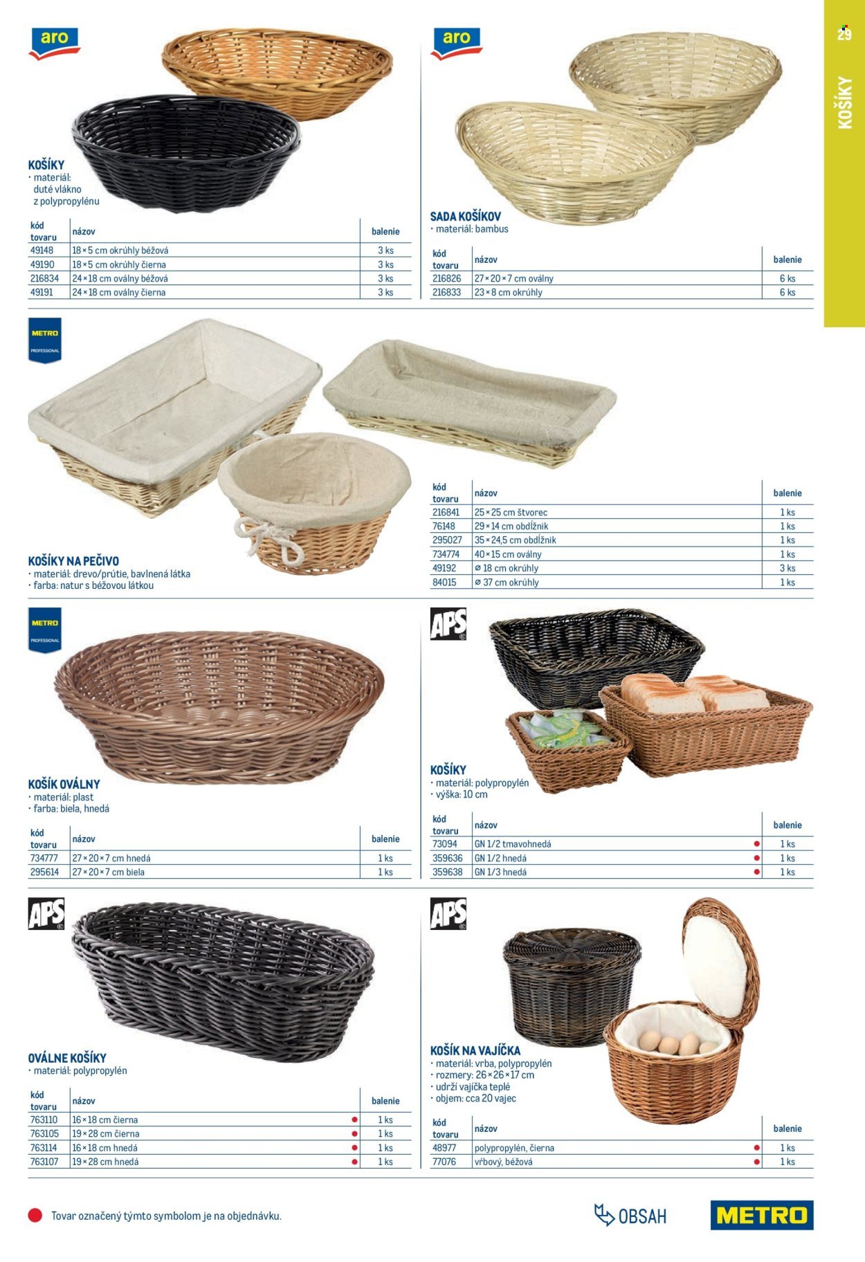 METRO leták - Gastro vybavenie a zariadenie (2025-02-01 - 2026-01-31) | 29