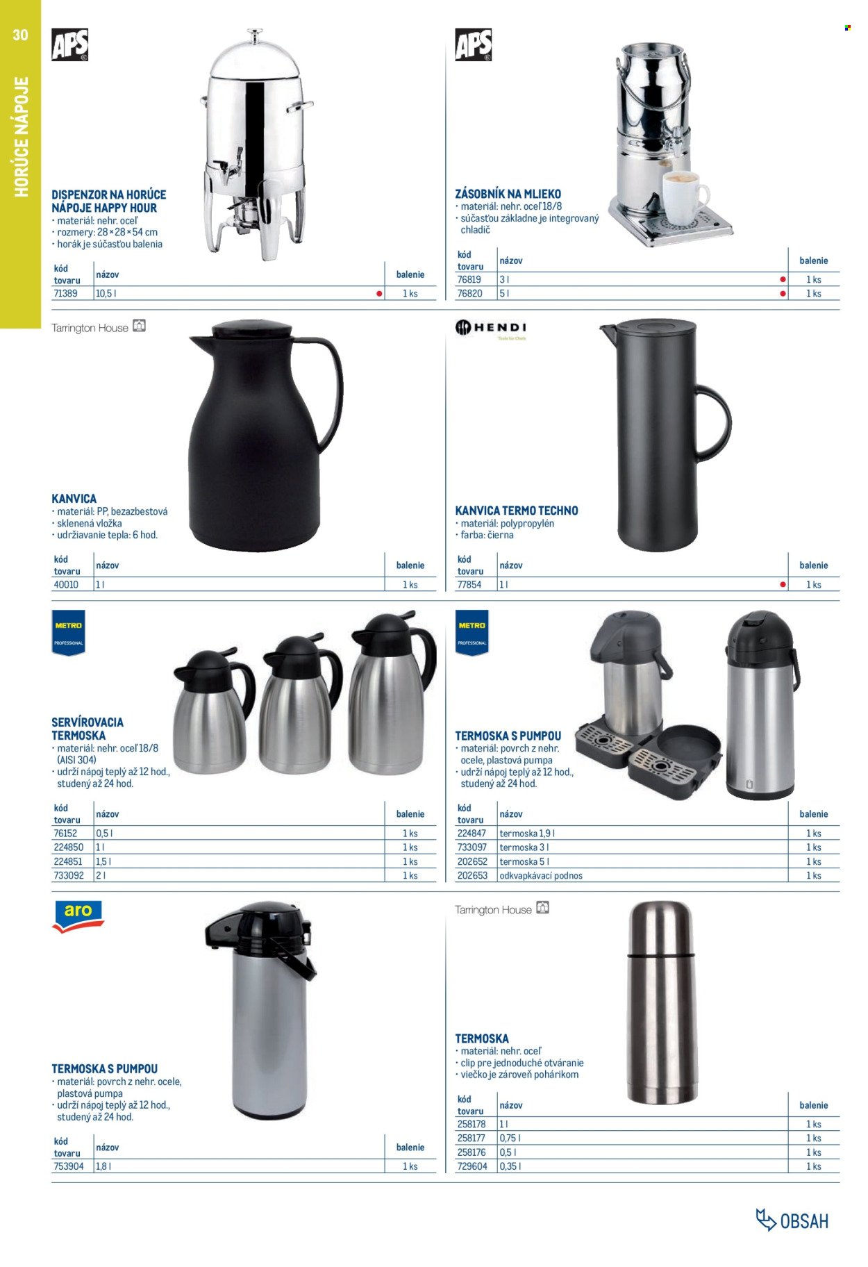 METRO leták - Gastro vybavenie a zariadenie (2025-02-01 - 2026-01-31) | 30