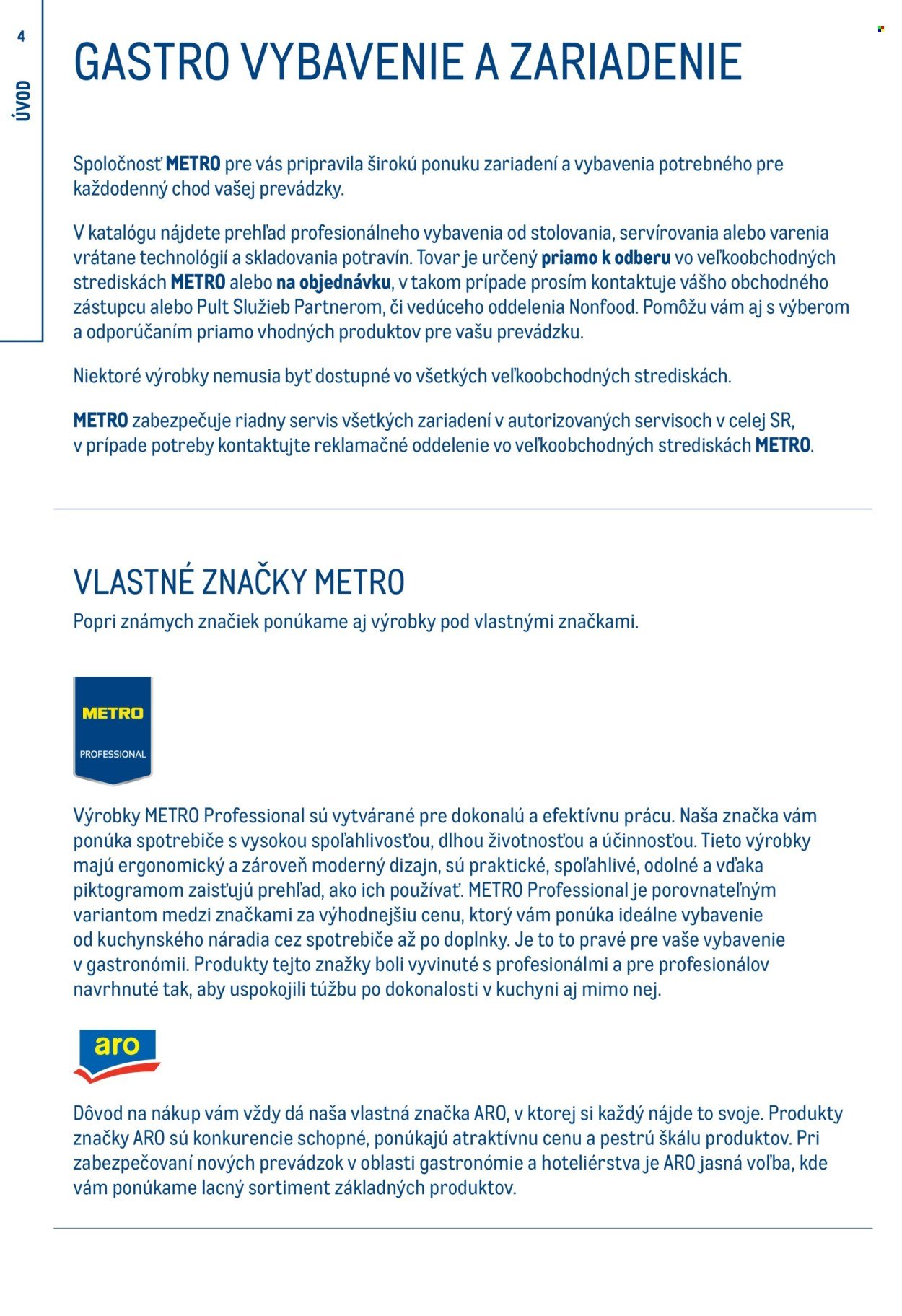 METRO leták - Gastro vybavenie a zariadenie (2025-02-01 - 2026-01-31) | 4
