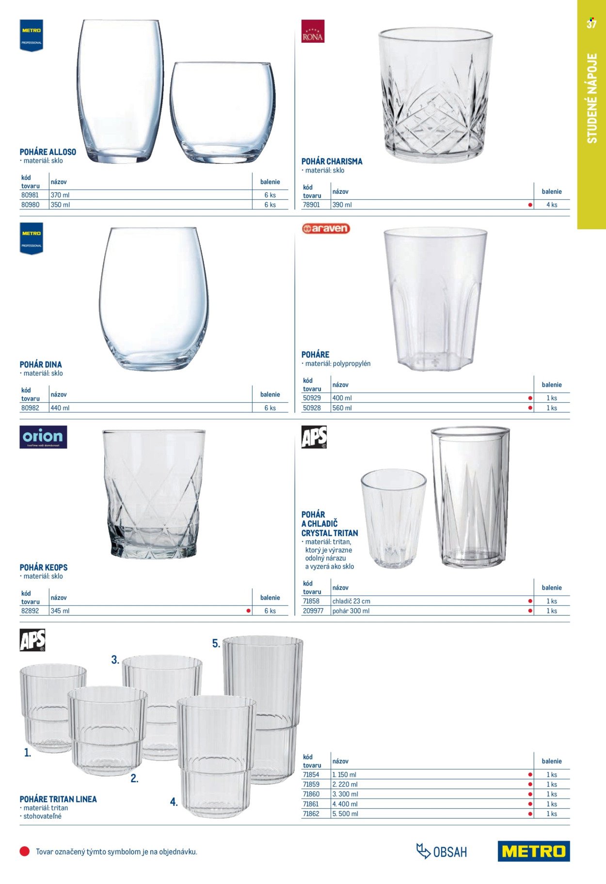 METRO leták - Gastro vybavenie a zariadenie (2025-02-01 - 2026-01-31) | 37