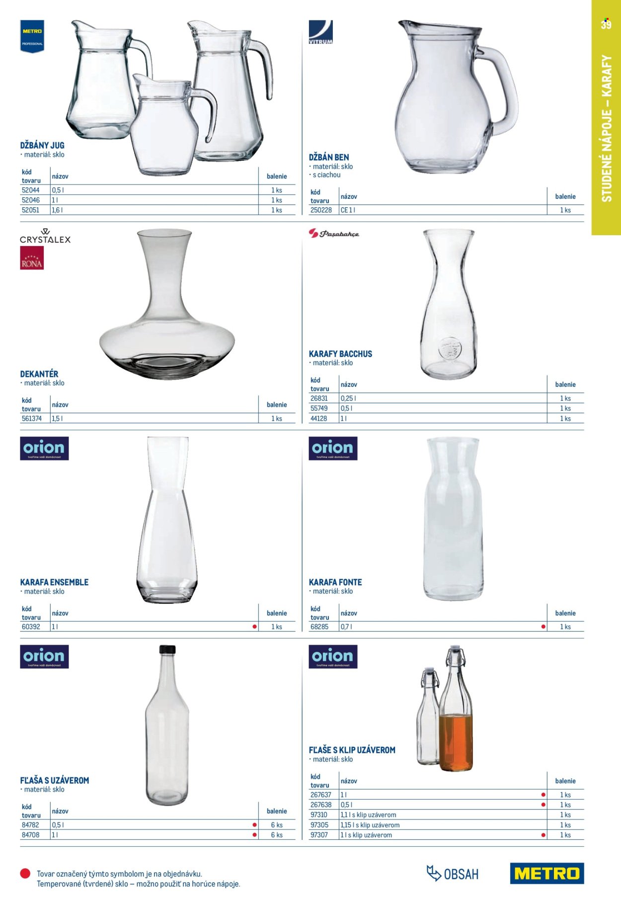 METRO leták - Gastro vybavenie a zariadenie (2025-02-01 - 2026-01-31) | 39