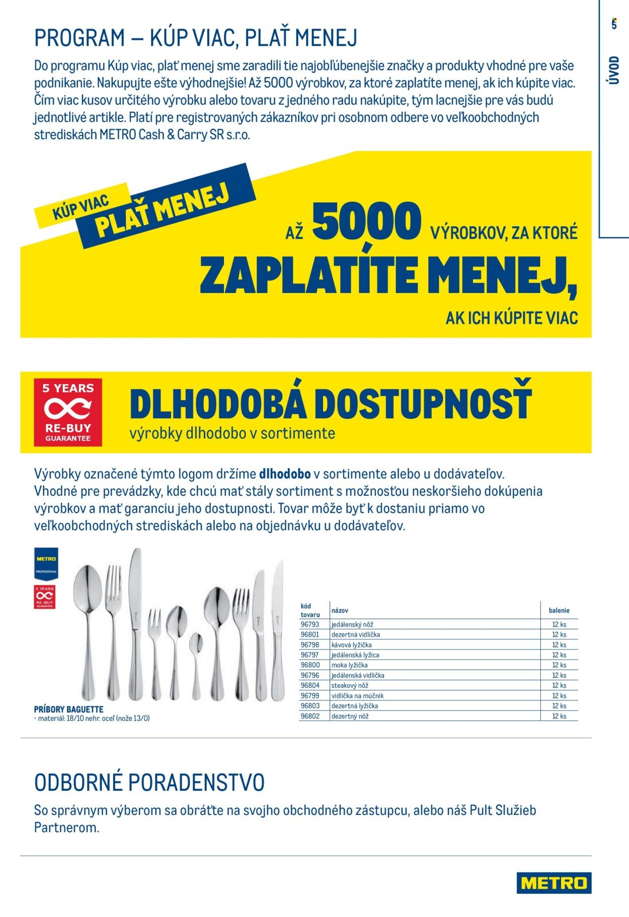 METRO leták - Gastro vybavenie a zariadenie (2025-02-01 - 2026-01-31) | 5