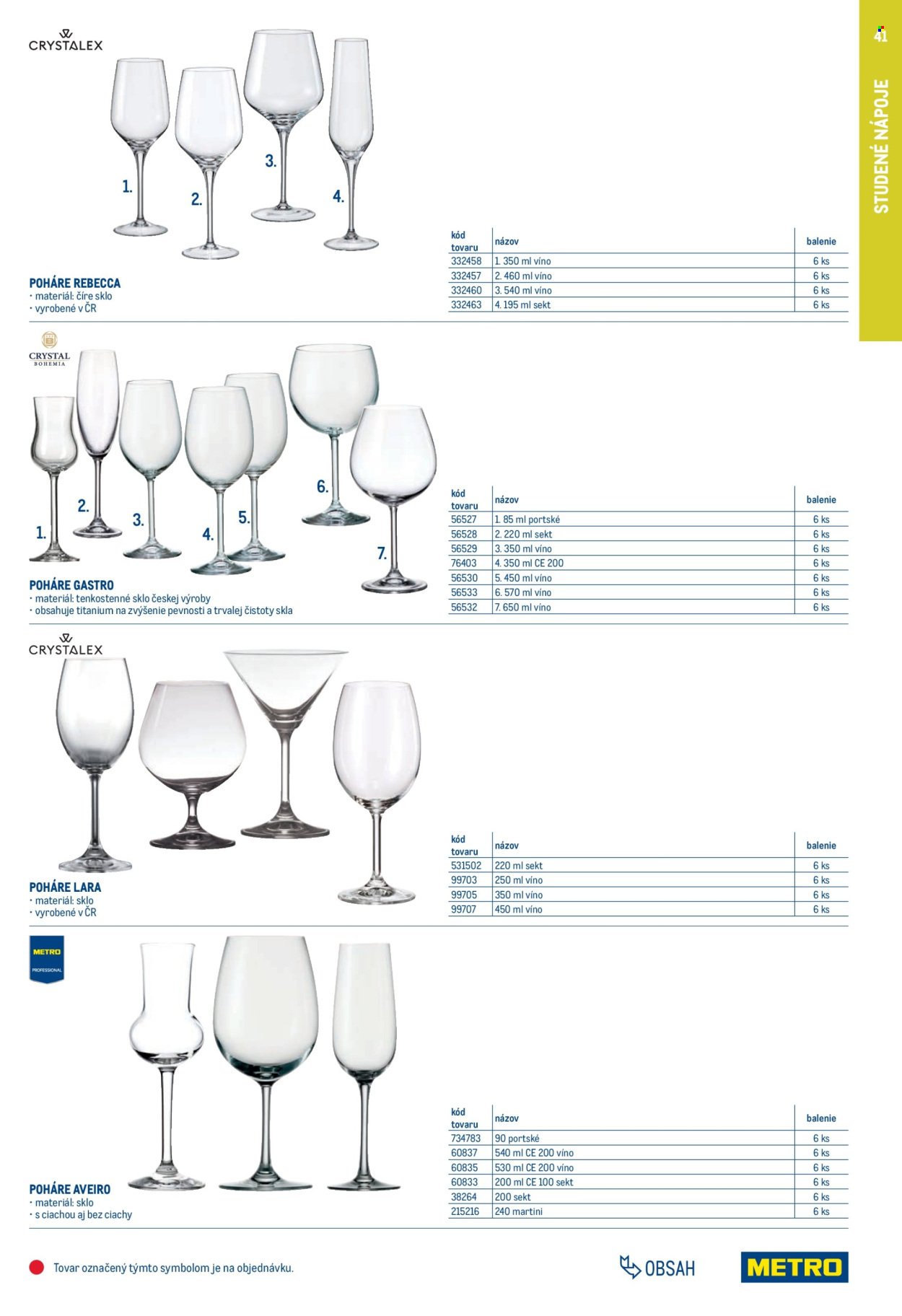 METRO leták - Gastro vybavenie a zariadenie (2025-02-01 - 2026-01-31) | 41