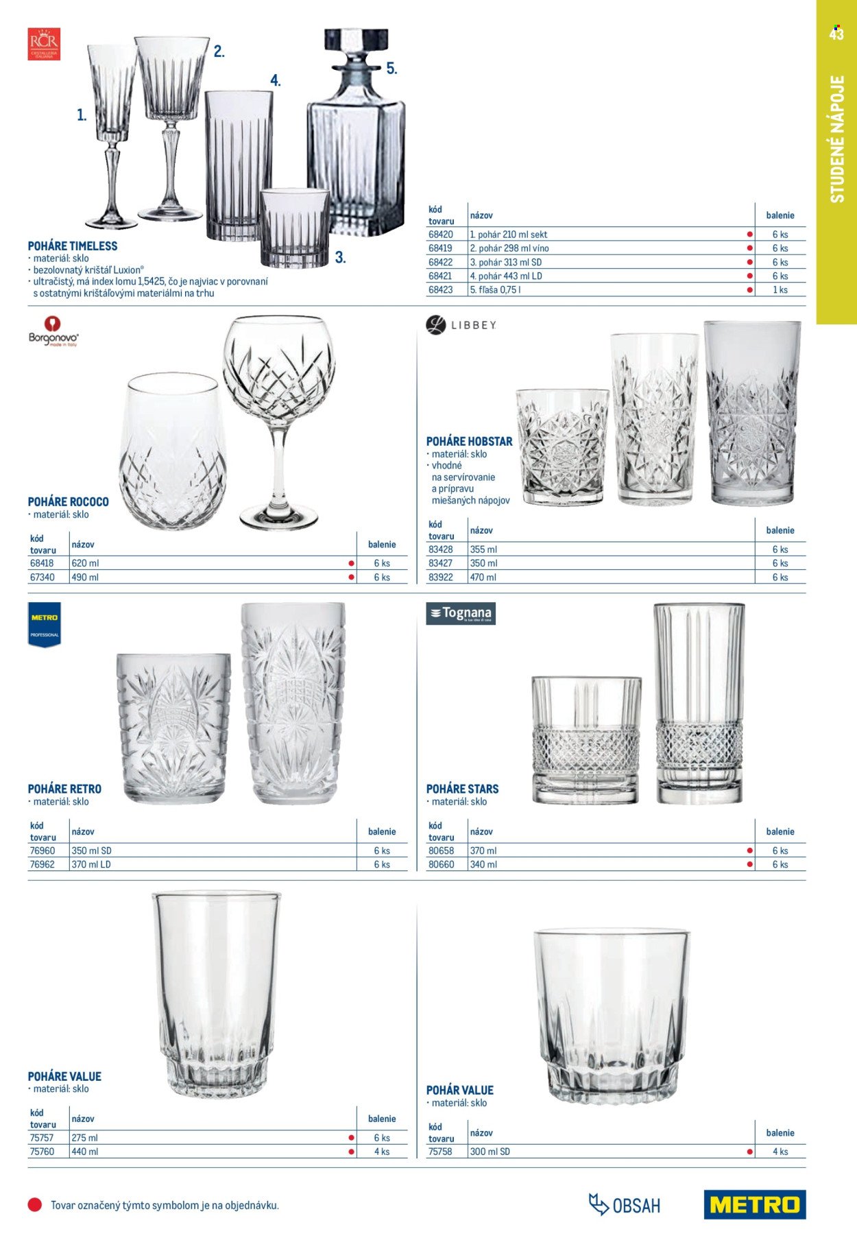 METRO leták - Gastro vybavenie a zariadenie (2025-02-01 - 2026-01-31) | 43