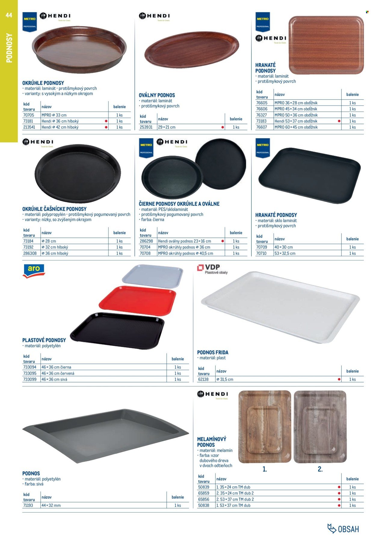 METRO leták - Gastro vybavenie a zariadenie (2025-02-01 - 2026-01-31) | 44