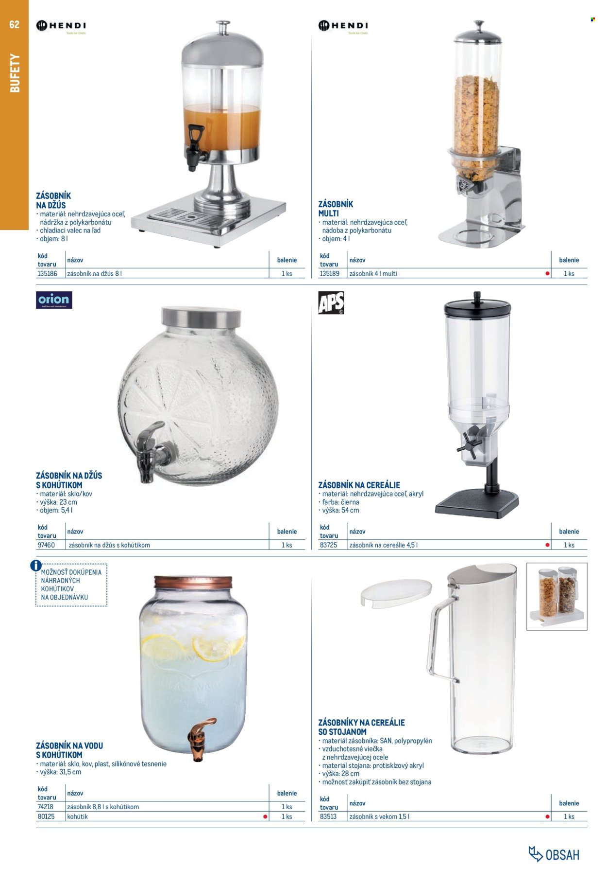 METRO leták - Gastro vybavenie a zariadenie (2025-02-01 - 2026-01-31) | 62