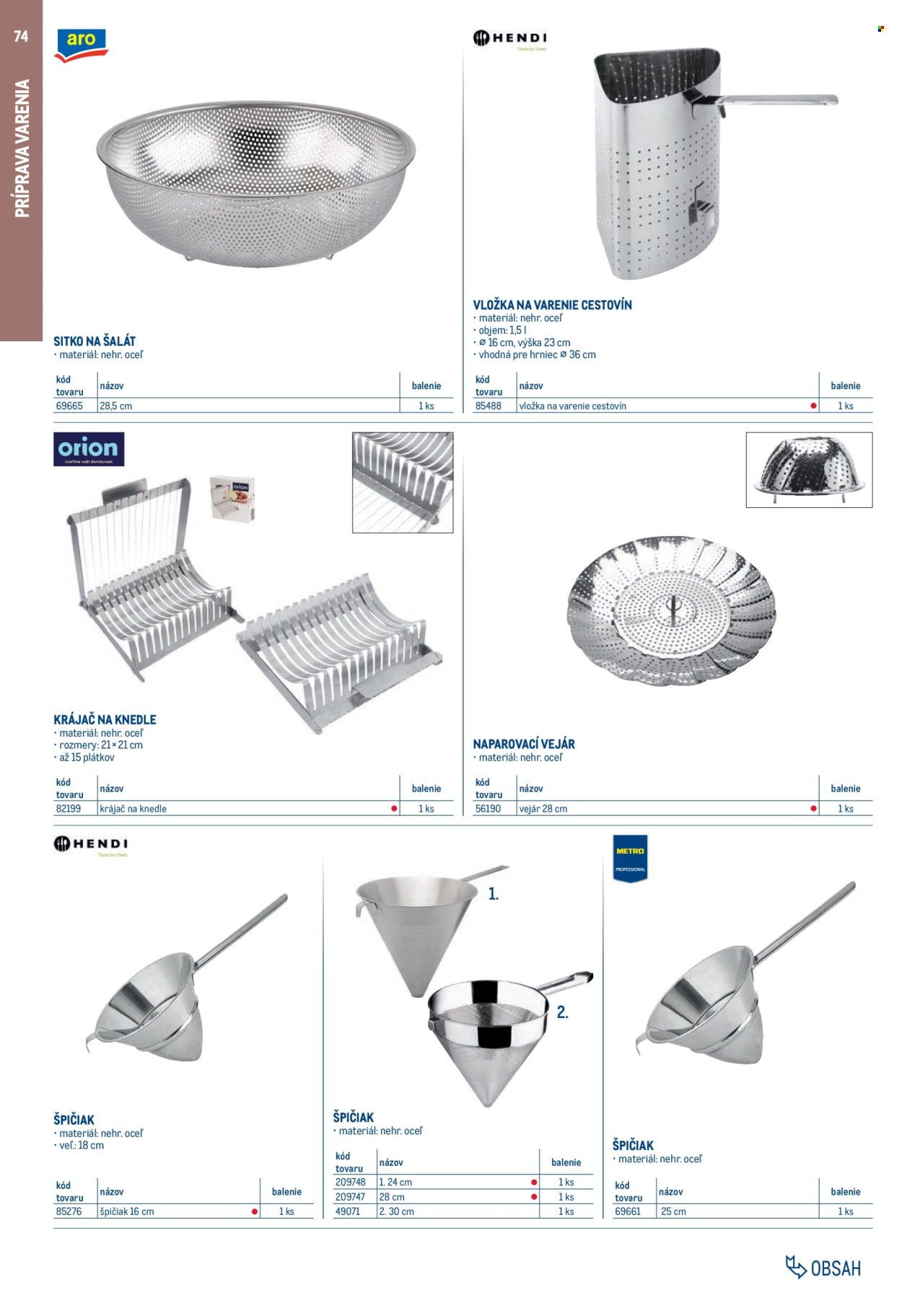 METRO leták - Gastro vybavenie a zariadenie (2025-02-01 - 2026-01-31) | 74