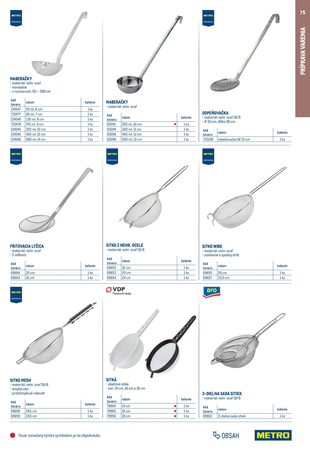 METRO leták - Gastro vybavenie a zariadenie (2025-02-01 - 2026-01-31) | 75