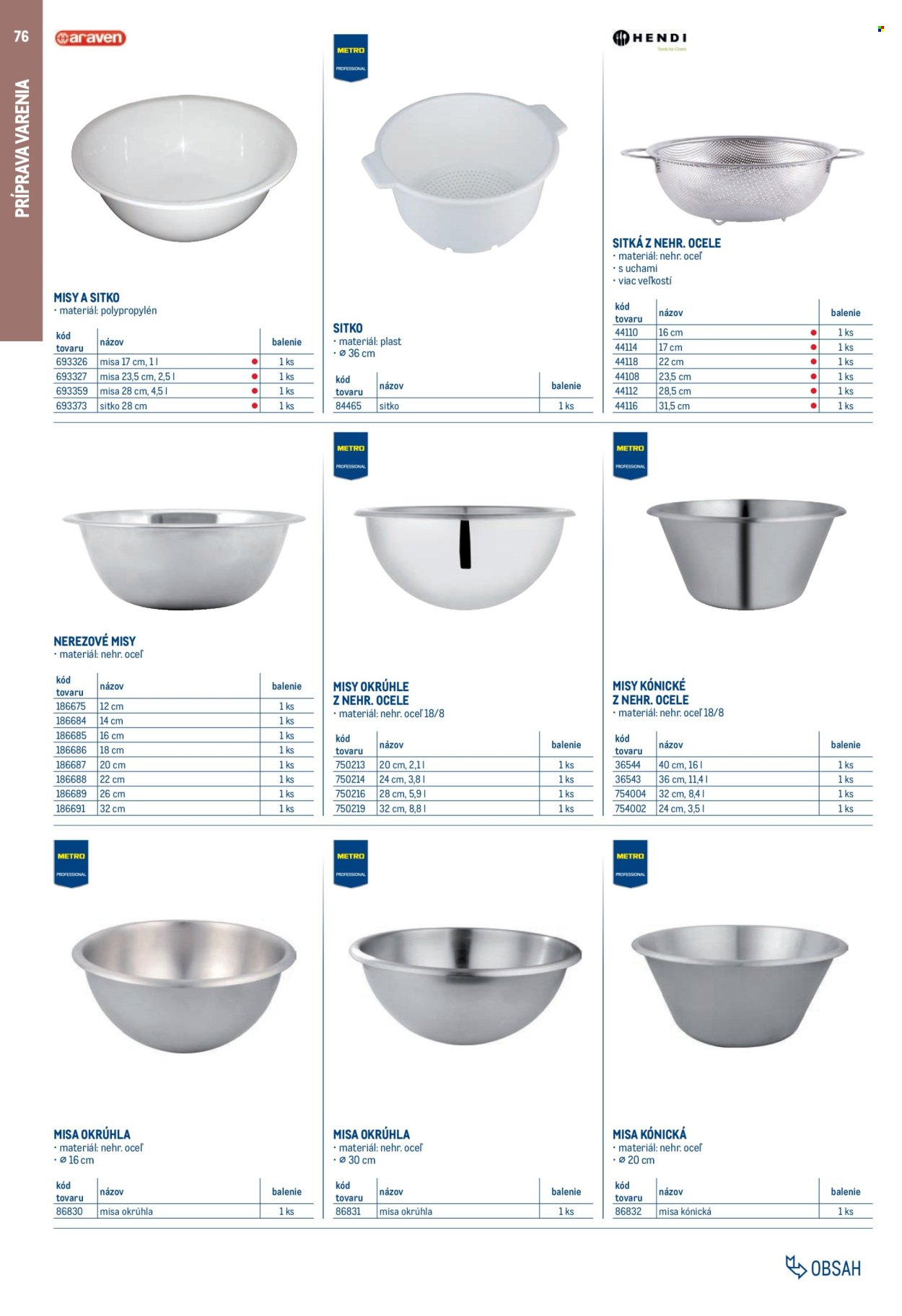 METRO leták - Gastro vybavenie a zariadenie (2025-02-01 - 2026-01-31) | 76