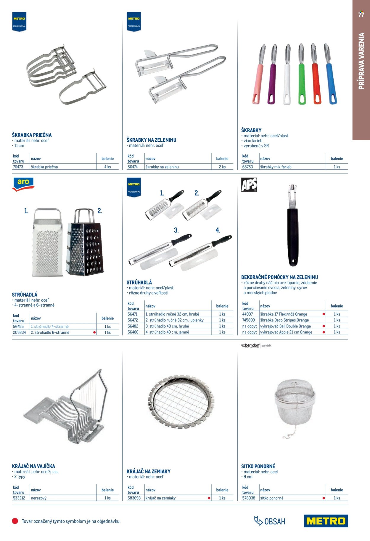 METRO leták - Gastro vybavenie a zariadenie (2025-02-01 - 2026-01-31) | 77