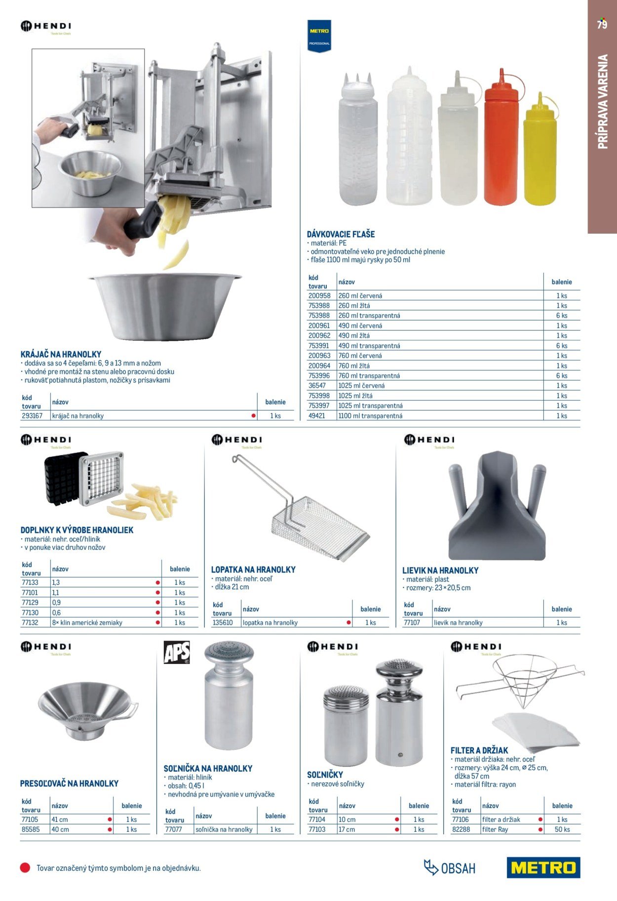 METRO leták - Gastro vybavenie a zariadenie (2025-02-01 - 2026-01-31) | 79